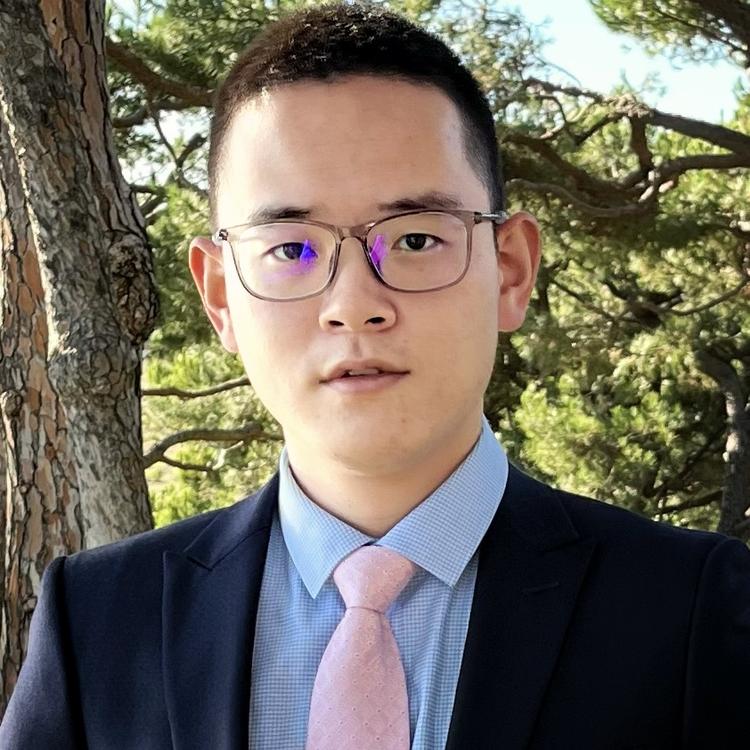 Haochen Fu in a suit